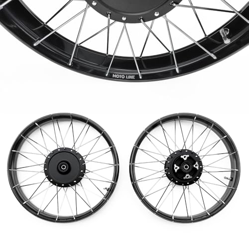 Amazon.co.jp: モトライン チューブレス ホイール J17 x 1.60 フロント